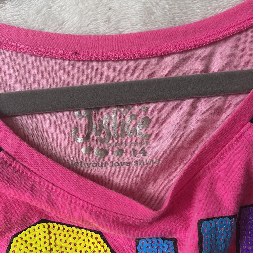 💖 Justice Love Graphic Shirt - Picture 3 of 3